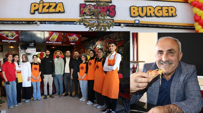 FOUR’S PİZZA VE BURGER HİZMETE AÇILDI
