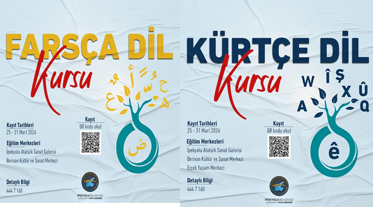 İpekyolu Belediyesi&rsquo;nden &Ccedil;ok Dilli Yaşam İ&ccedil;in &Ouml;nemli &Ccedil;alışma: K&uuml;rt&ccedil;e ve Fars&ccedil;a Kursları Başlıyor