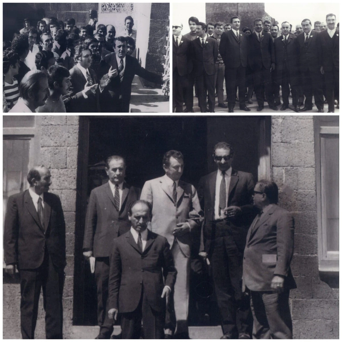 RESİMLERLE BİR ZAMANLAR DİYARBAKIR  ŞEHRİN EŞRAFLARI HALKLA İ&Ccedil; İ&Ccedil;E 