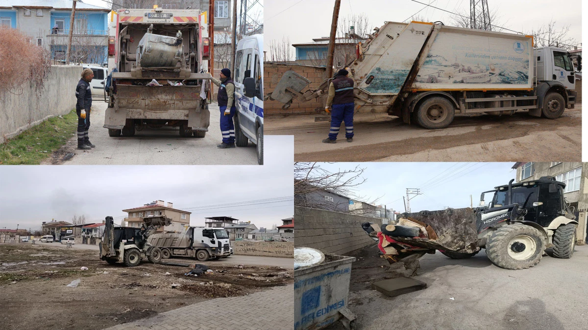 Tuşba&rsquo;da Bayram &Ouml;ncesi Temizlik Seferberliği S&uuml;r&uuml;yor