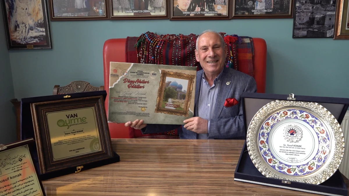 VAN KAHVALTISININ YARIM ASIRLIK TANITIM EL&Ccedil;İSİ; YUSUF KONAK